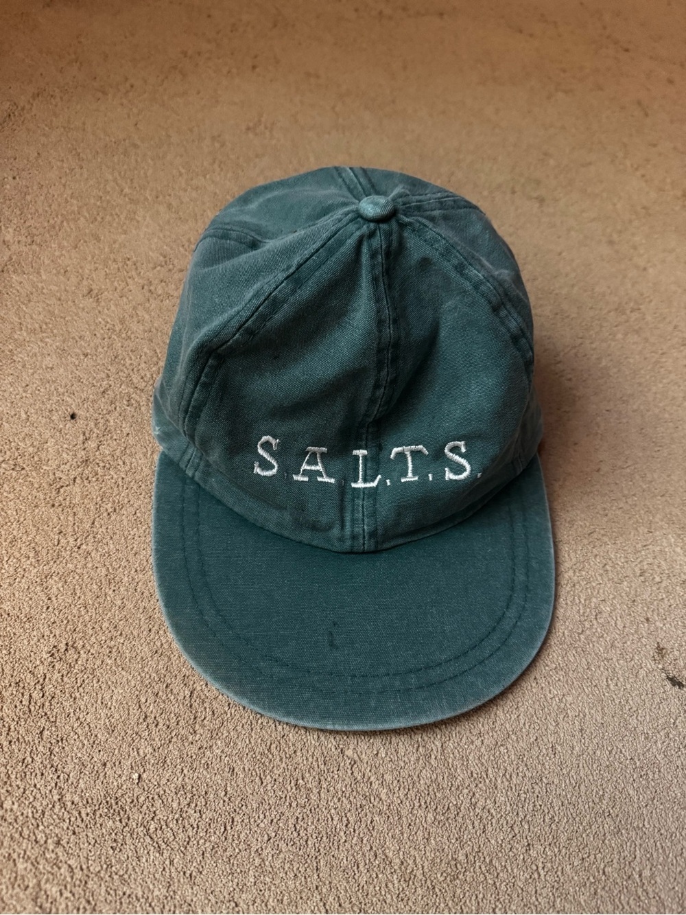 Men's Teal Baseball Cap with Embroidery SALTS
